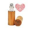 Romance - Wood Roll-On Pure Essential Oils - 5ml Name Laser Engraved On Bottle - $13.95