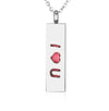 I Heart You Diffuser Necklace With Variety Pack Color Felts