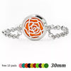 Rose Diffuser Bracelet With Variety Pack Color Felts (10 color options)