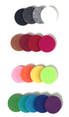 Rose Diffuser Bracelet With Variety Pack Color Felts (10 color options)