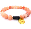 Sun goddess pink bracelet