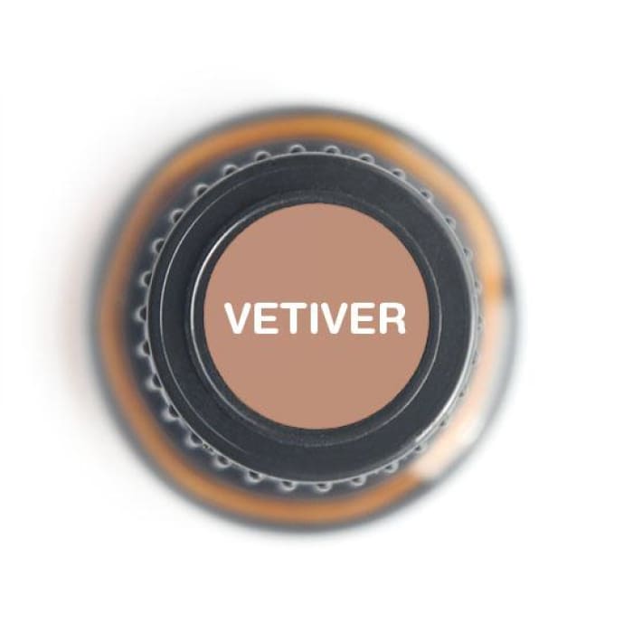 Vetiver Pure Essential Oil- 15ml - Essential Oil Bottle