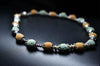 Yellow and Teal Choker Lava Stone Essential Oil Necklace